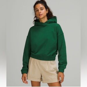 lululemon athletica relaxed cropped hoodie